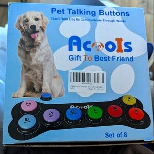 Pet talking buttons
